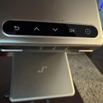 Aurzen ZIP Tri-Fold DLP Truly Mini Projector. Pocket Size. Zero-Lag Focus. One-Click Screen Mirroring. Full-Screen Mode. Type-C Fast Charging. 5.000mAh Battery. Indoor Outdoor Portable Projector.Gold photo review