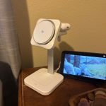 ESR for MagSafe Charger Stand. 3 in 1 Charging Station with CryoBoost. Phone-Cooling Wireless Charging. Qi2 Certified 15W MagSafe Stand. for iPhone 17/16/15/14/13/12. AirPods. Apple Watch. White photo review