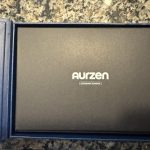 Aurzen ZIP Tri-Fold DLP Truly Mini Projector. Pocket Size. Zero-Lag Focus. One-Click Screen Mirroring. Full-Screen Mode. Type-C Fast Charging. 5.000mAh Battery. Indoor Outdoor Portable Projector.Gold photo review