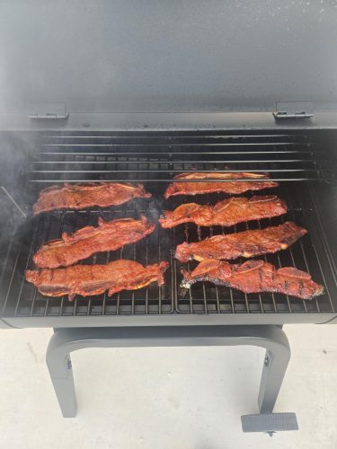 Brisk It Zelos-450 Electric Wood Pellet Smoker Grill – A.I. Smart BBQ Grill with WiFi. 7-in-1 Outdoor Grill & Smoker. PID Controller (Up to 500°F). 450 sq.in Cooking Area. Meat Probe photo review