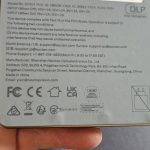 Aurzen ZIP Tri-Fold DLP Truly Mini Projector. Pocket Size. Zero-Lag Focus. One-Click Screen Mirroring. Full-Screen Mode. Type-C Fast Charging. 5.000mAh Battery. Indoor Outdoor Portable Projector.Gold photo review