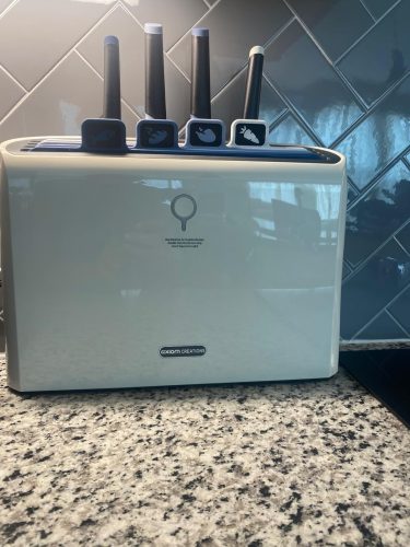 【New User Only】Modern Innovations Smart Cutting Boards and Knife Set. Self Cleaning Cutting Board & Knives Holder. Color Coded Cutting Board Set With Knives. All-In-One Cleaning Knife and Cutting Board Set photo review
