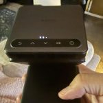 Aurzen ZIP Tri-Fold DLP Truly Mini Projector. Pocket Size. Zero-Lag Focus. One-Click Screen Mirroring. Full-Screen Mode. Type-C Fast Charging. 5.000mAh Battery. Indoor Outdoor Portable Projector.Gold photo review