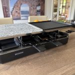 Severin RG 2371 Raclette Grill Natural Cooking Stone Smokeless Odourless with 8 Non-stick Pans photo review