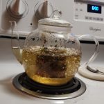 1200ml/40 oz Glass Teapot with 4 Double Wall Teacups and Removable Stainless Steel Infuser. Tea Sets for Adults. Clear Tea Kettle Stovetop Safe for Loose Leaf and Blooming Tea.Gifts for Christmas photo review