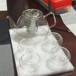 1200ml/40 oz Glass Teapot with 4 Double Wall Teacups and Removable Stainless Steel Infuser. Tea Sets for Adults. Clear Tea Kettle Stovetop Safe for Loose Leaf and Blooming Tea.Gifts for Christmas photo review