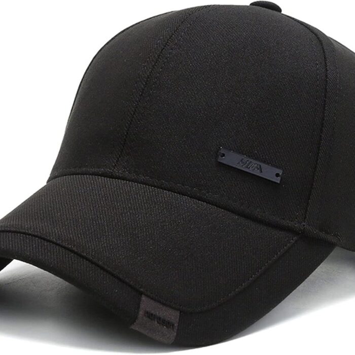 Vintage Cotton Dad Hat with Double Layer Peaks  Baseball Cap Trendy Trucker Hat for Mens Headwear