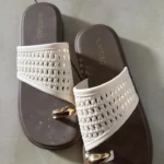 Thin, relaxed style, one-strap woven flip-flops for women, perfect for summer, non-slip, flat, and suitable for vacations and beaches. photo review