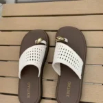 Thin, relaxed style, one-strap woven flip-flops for women, perfect for summer, non-slip, flat, and suitable for vacations and beaches. photo review