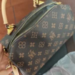 Hong Kong brand genuine leather handbag for women, 2026 summer new style, versatile Boston bag, fashionable shoulder/crossbody bag. photo review