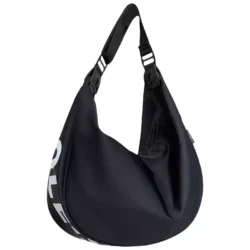 Trendy casual Oxford cloth crossbody bag with simple lettering, large capacity, women's shoulder bag, 2026 fashion tote bag.
