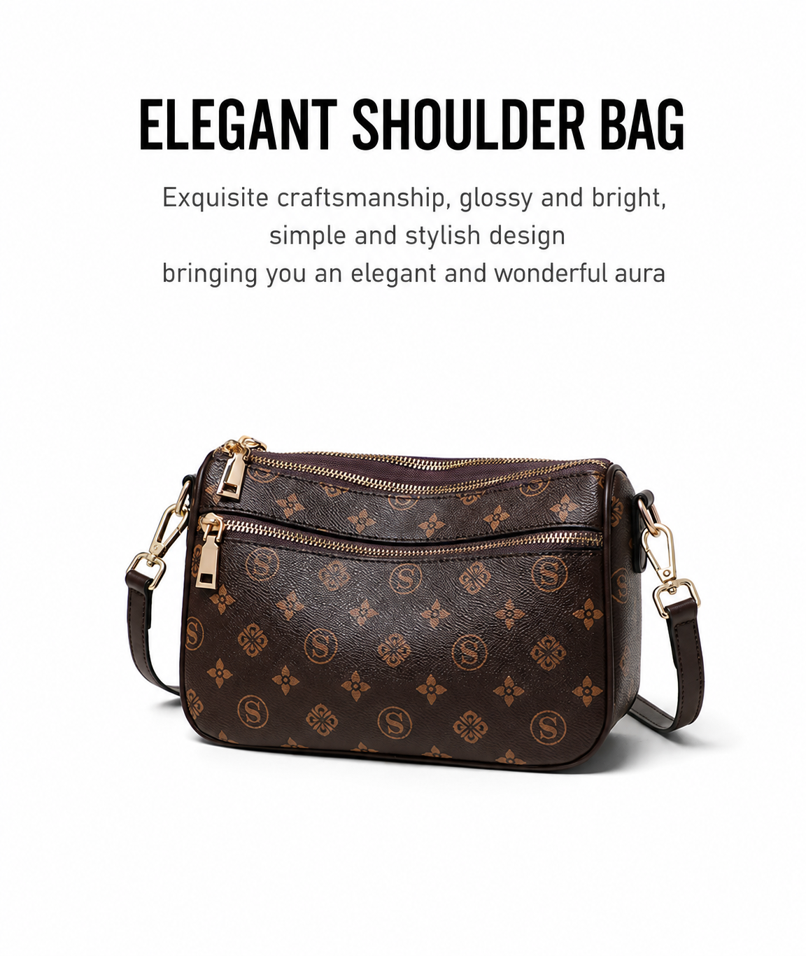 Viney 2026 New Women's Bag Summer Shoulder Bag Crossbody Bag Large Capacity Fashionable and Versatile